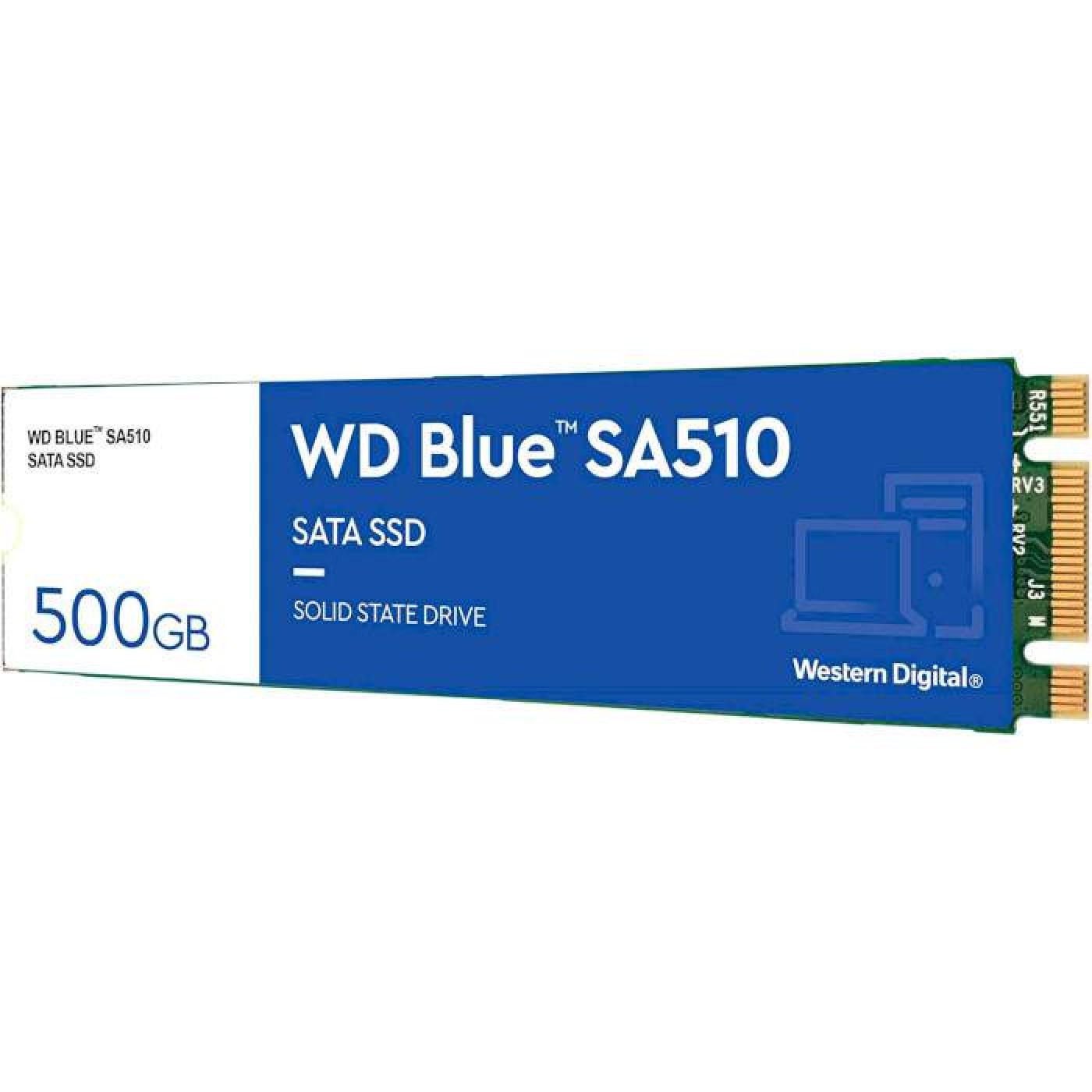Накопичувач SSD Western Digital m.2 sata WD Blue SA510 M.2 500GB (WDS500G3B0B)