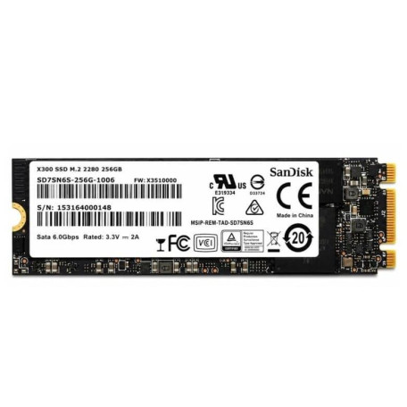 Накопичувач SSD Sandisk m 2 Sata 256Gb X300 (SD7SN6S-256G-1006) Б/в