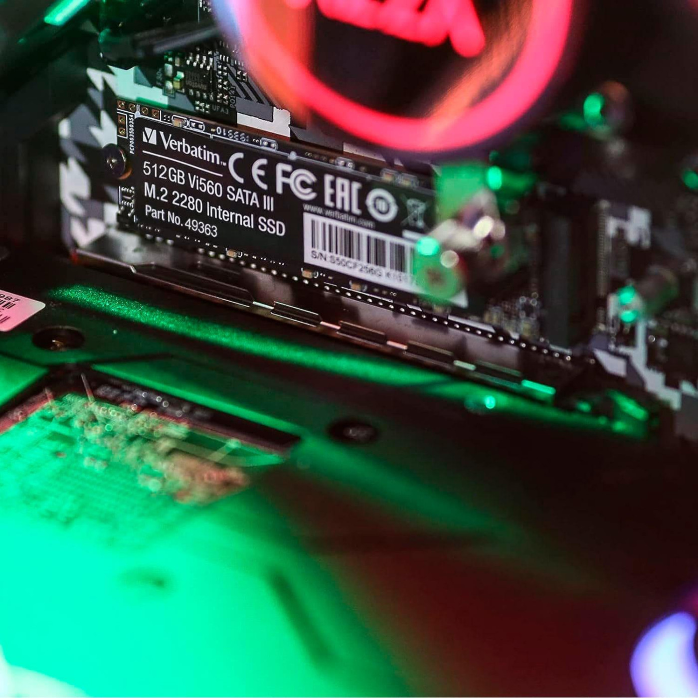 Накопичувач SSD Verbatim m.2 sata 512GB SSD-VI560 S3 (49363)