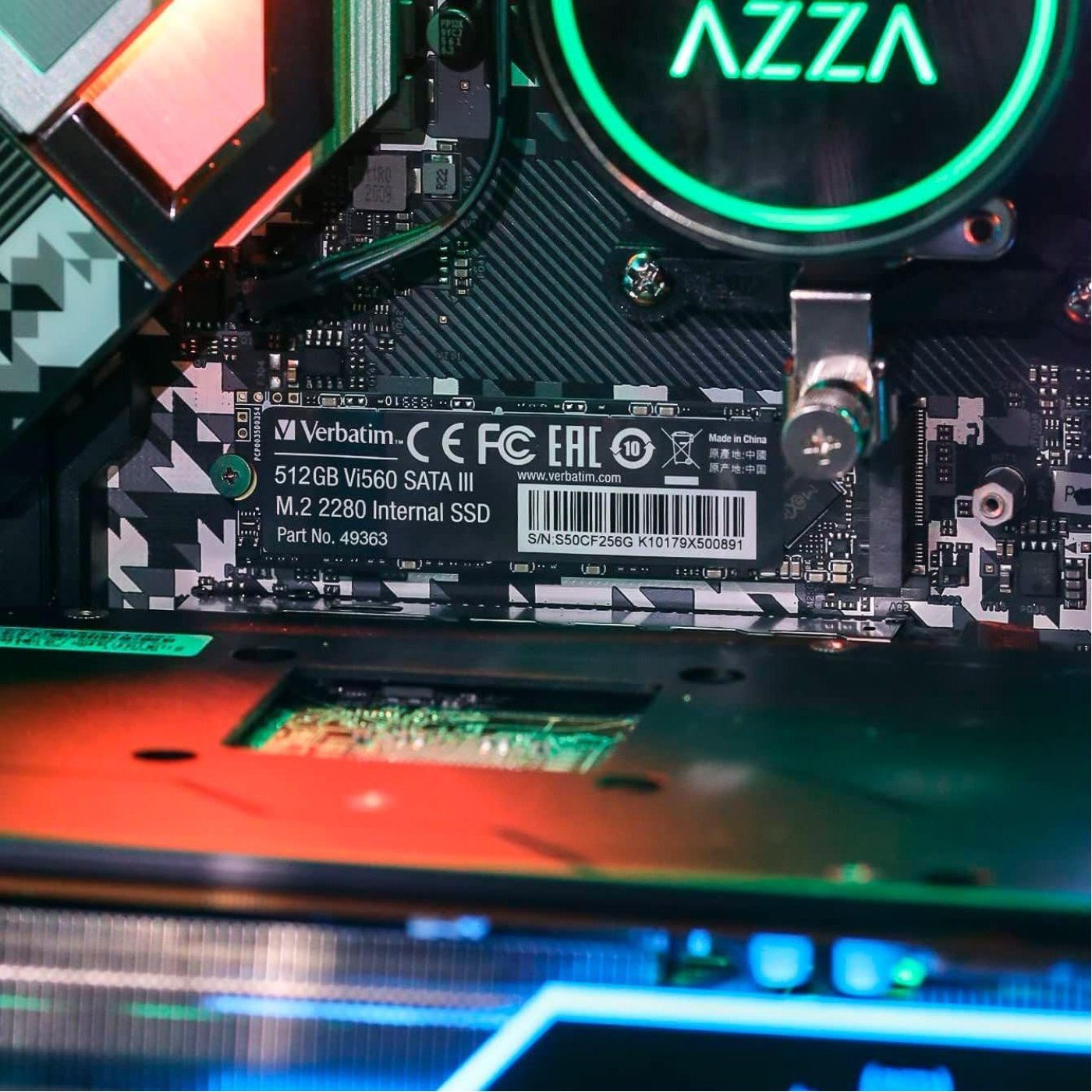 Накопичувач SSD Verbatim m.2 sata 512GB SSD-VI560 S3 (49363)