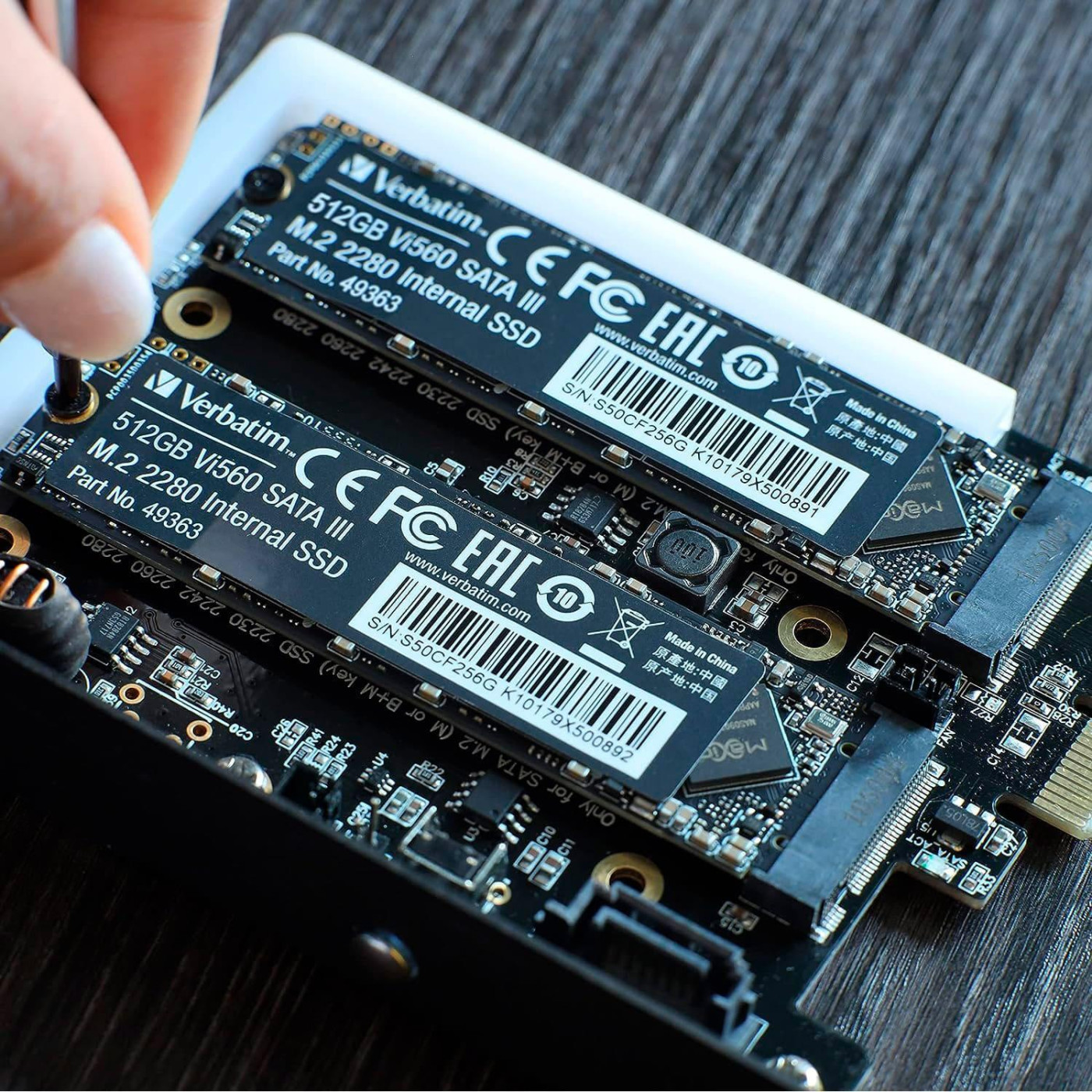 Накопичувач SSD Verbatim m.2 sata 512GB SSD-VI560 S3 (49363)