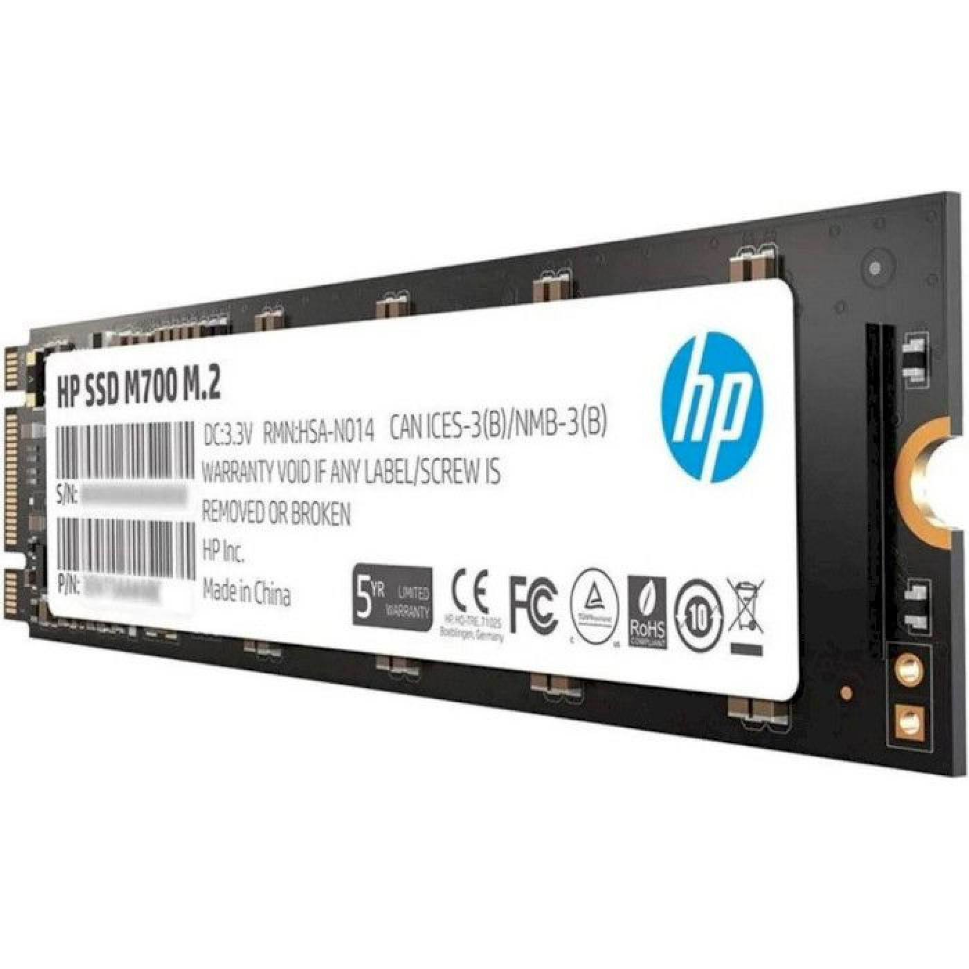 Накопичувач SSD HP m.2 sata 500GB S700 (2LU80AA#ABB)