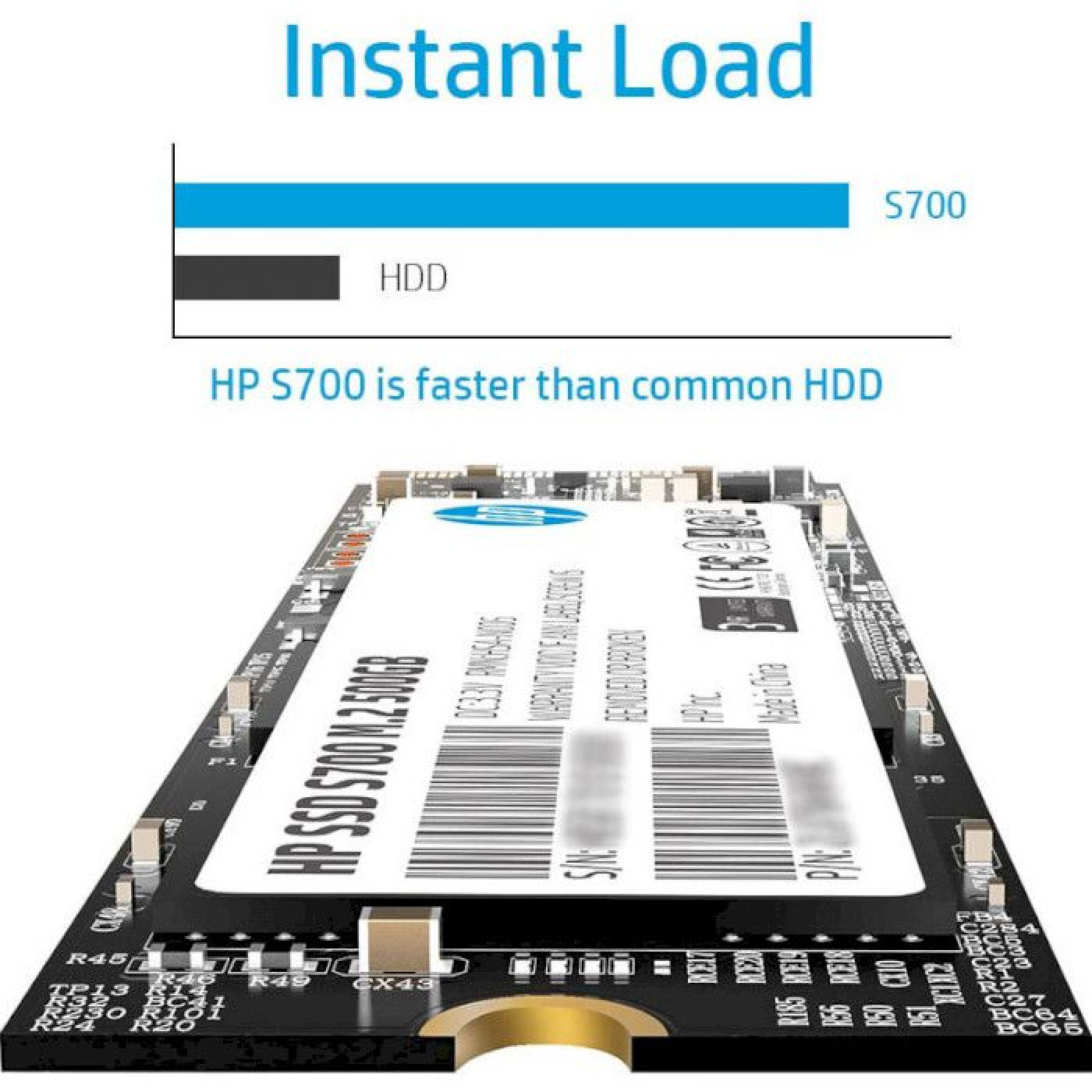 Накопичувач SSD HP m.2 sata 500GB S700 (2LU80AA#ABB)
