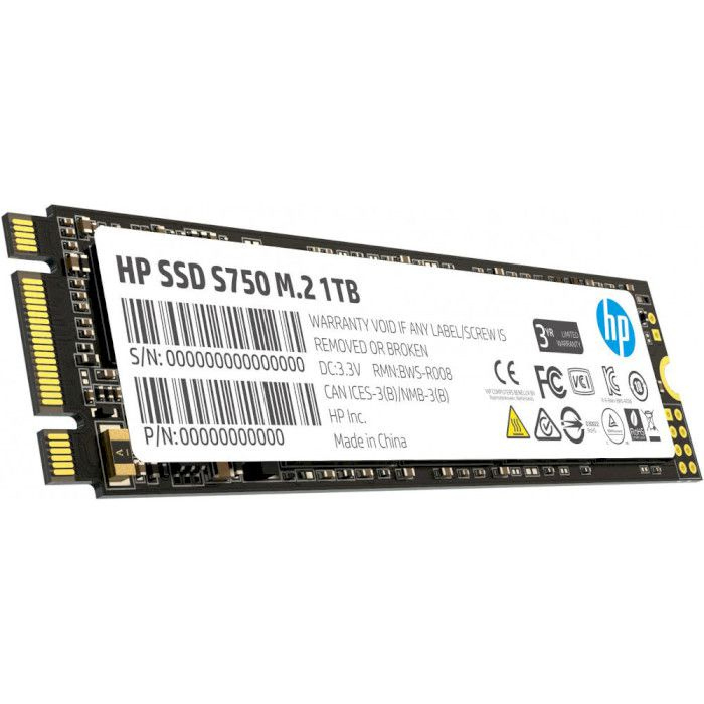 Накопичувач SSD HP m.2 sata 1TB S750 (16L57AA#ABB)