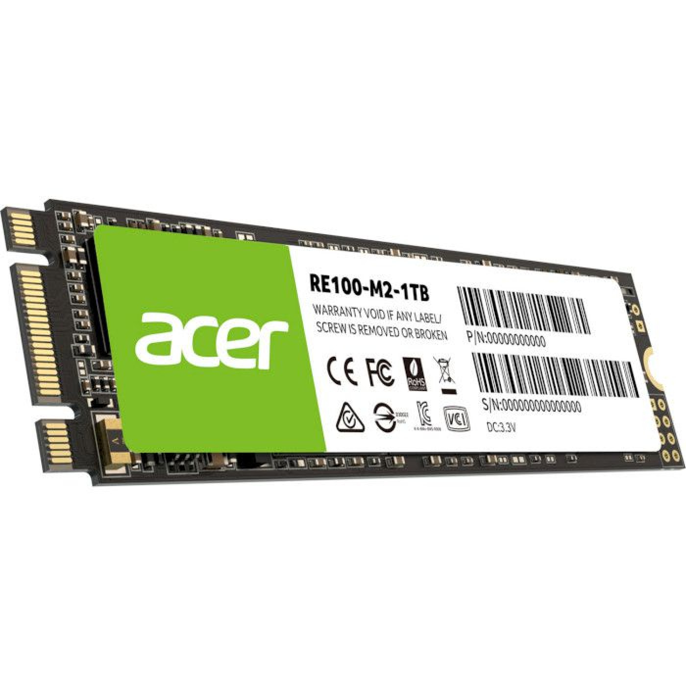 Накопичувач SSD Acer m.2 sata 1TB (RE100-M2-1TB)