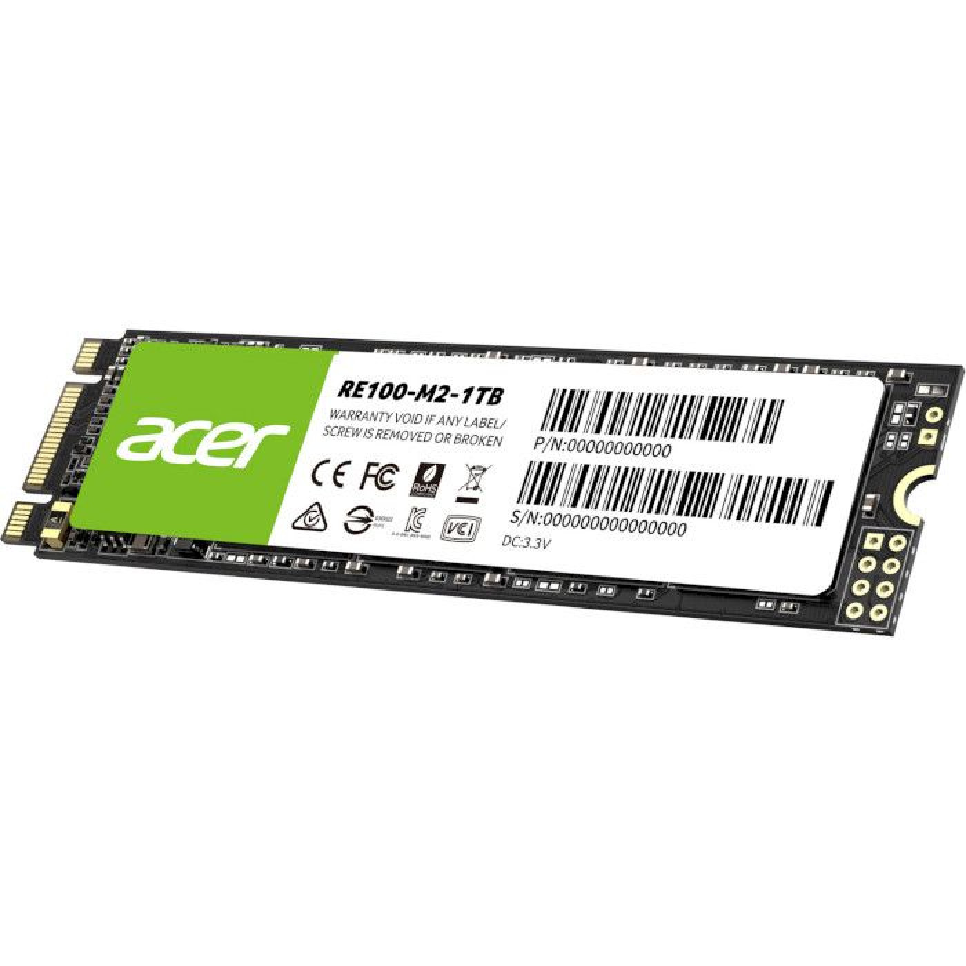 Накопичувач SSD Acer m.2 sata 1TB (RE100-M2-1TB)
