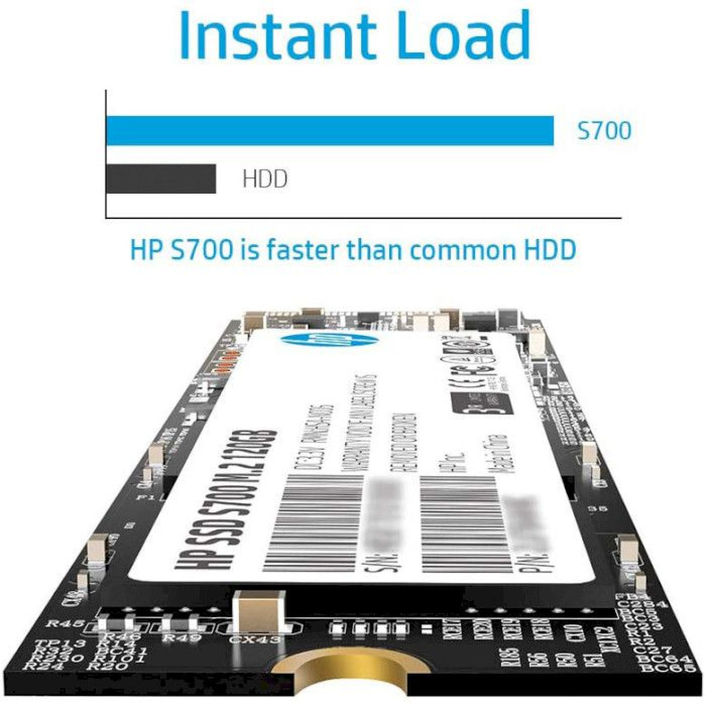 Накопичувач SSD HP m.2 sata 120GB S700 (2LU78AA#ABB)