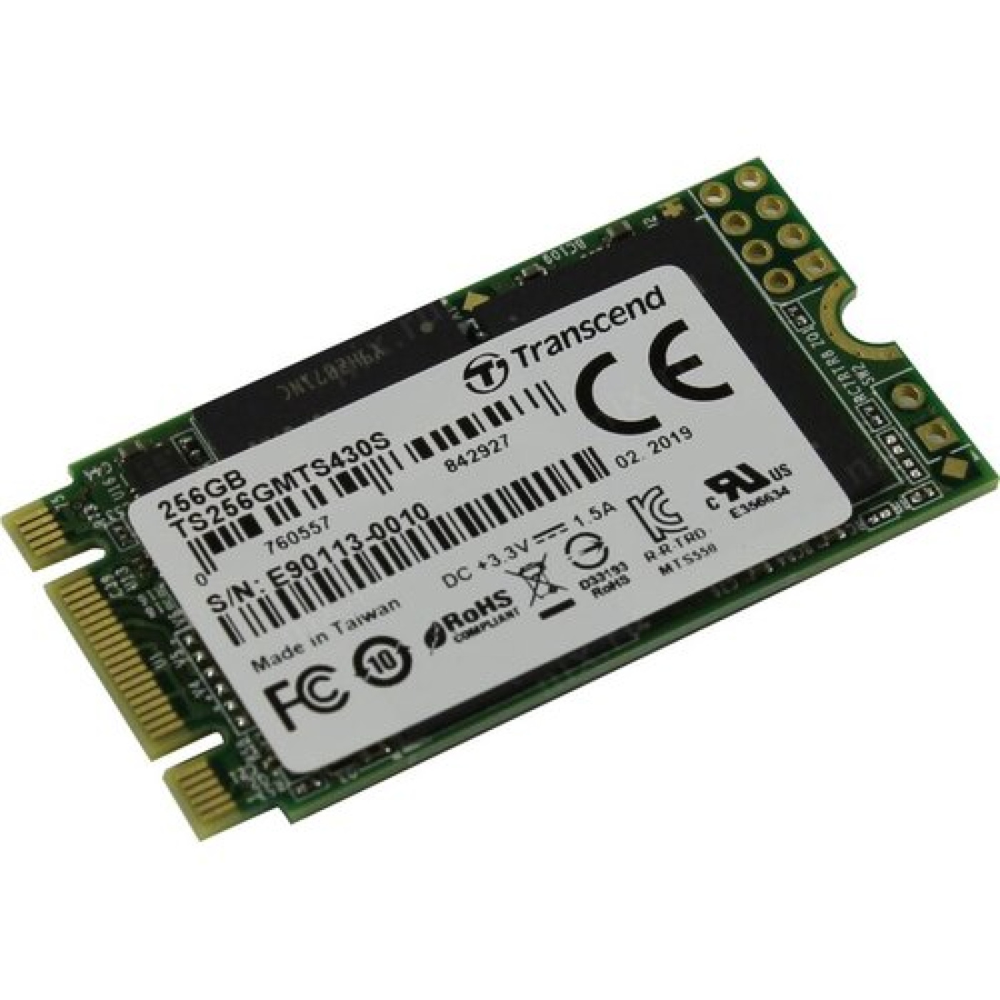 Накопичувач SSD Transcend M.2 sata 256Gb 430S (TS256GMTS430S) (FFMSTR01367)