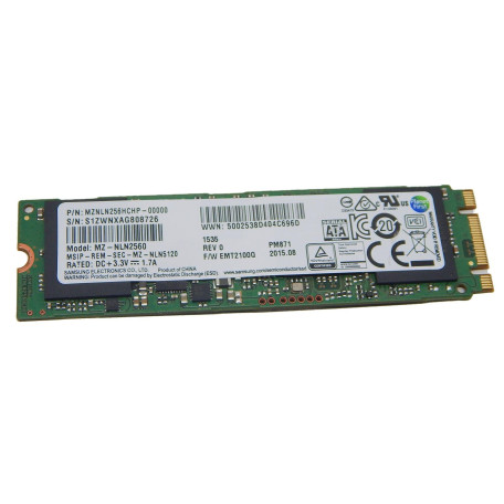 Накопичувач SSD Samsung m.2 Sata 256GB (MZNLN256HCHP-0000) Б/в