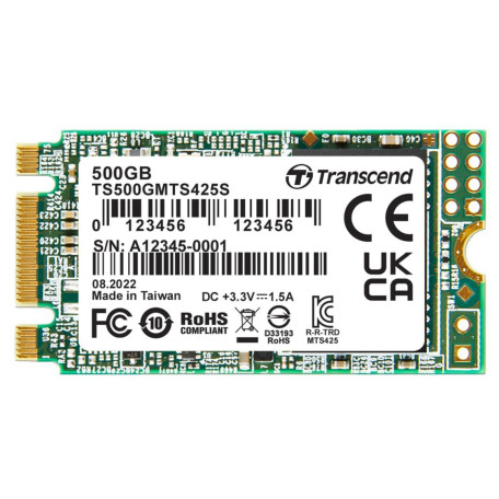 Накопичувач SSD Transcend m.2 sata 425S 500GB (TS500GMTS425S)