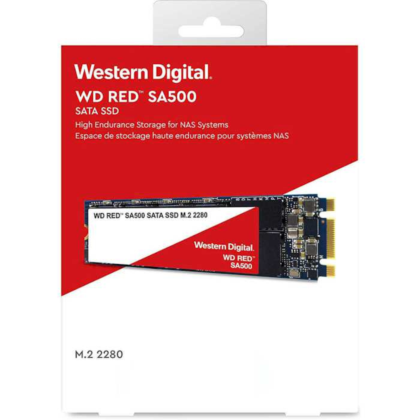 Накопичувач SSD Western Digital M.2 Sata 500Gb WD RED 2280 (WDS500G1R0B)
