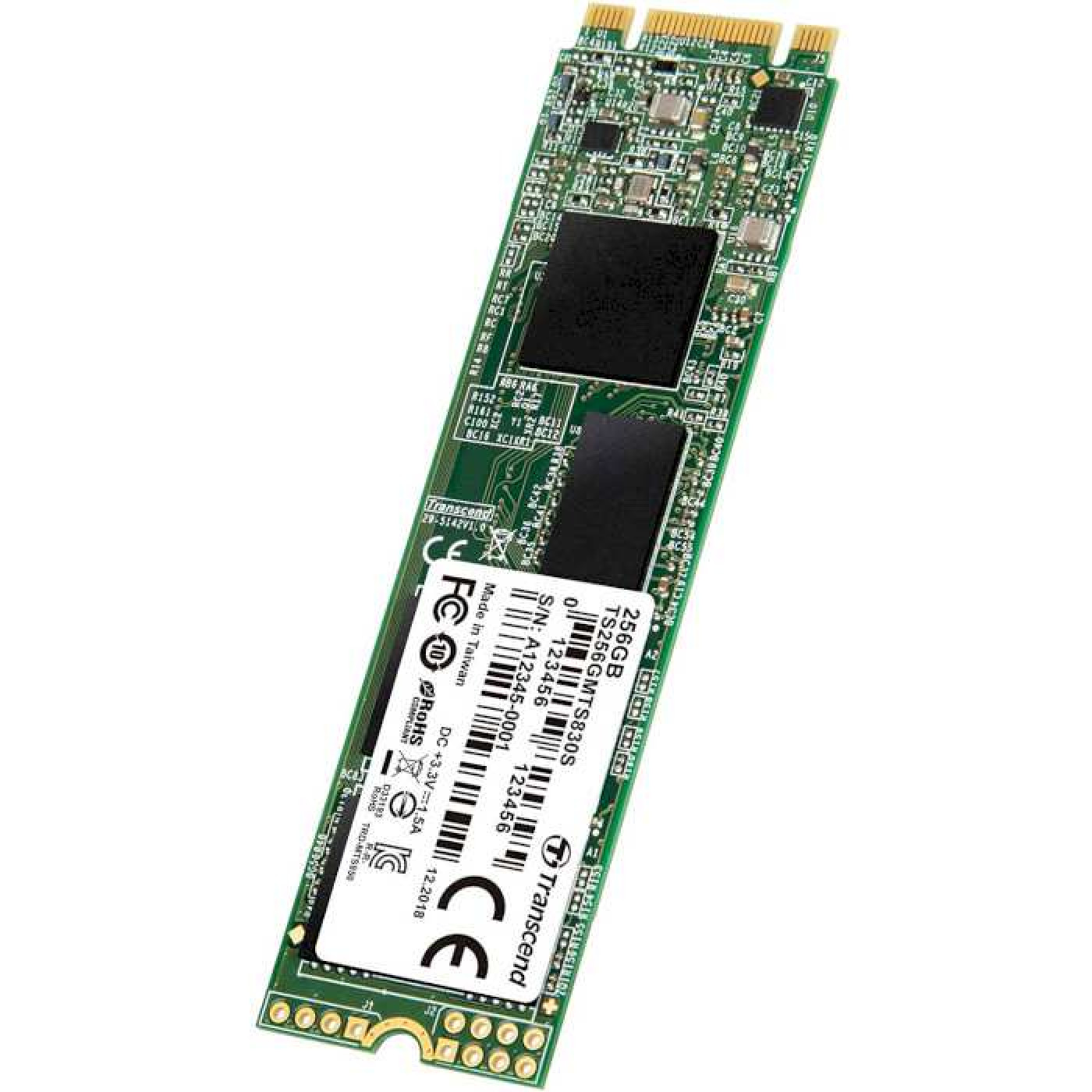 Накопичувач SSD Transcend m.2 sata MTS830S 256 GB (TS256GMTS830S)