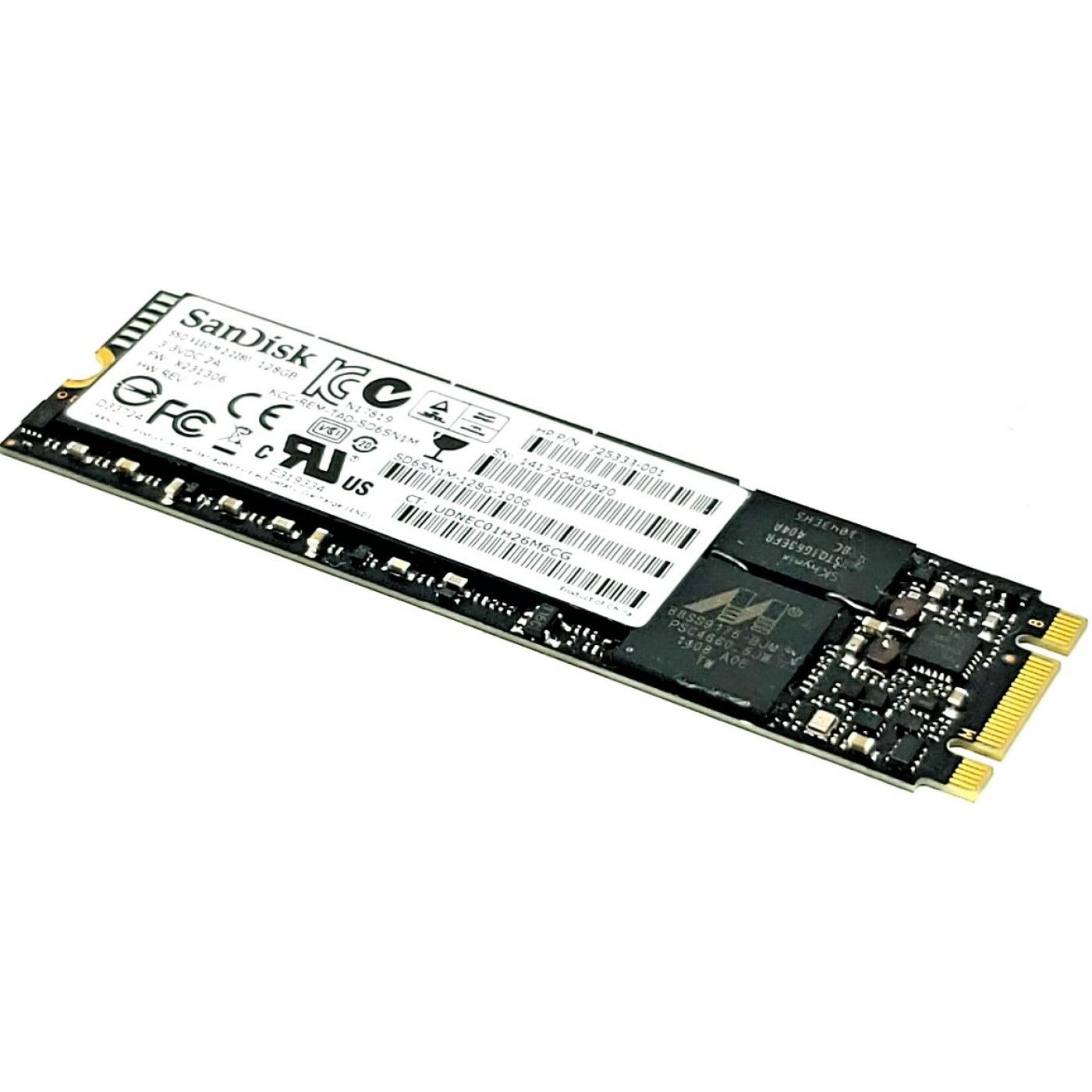 Накопичувач SSD Sandisk M.2 Sata 128Gb X400 (SD8SN8U-128G-1006)
