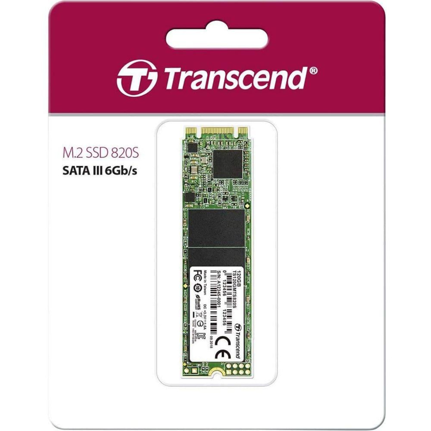 Накопитель SSD Transcend m.2 sata 960GB (TS960GMTS820S)