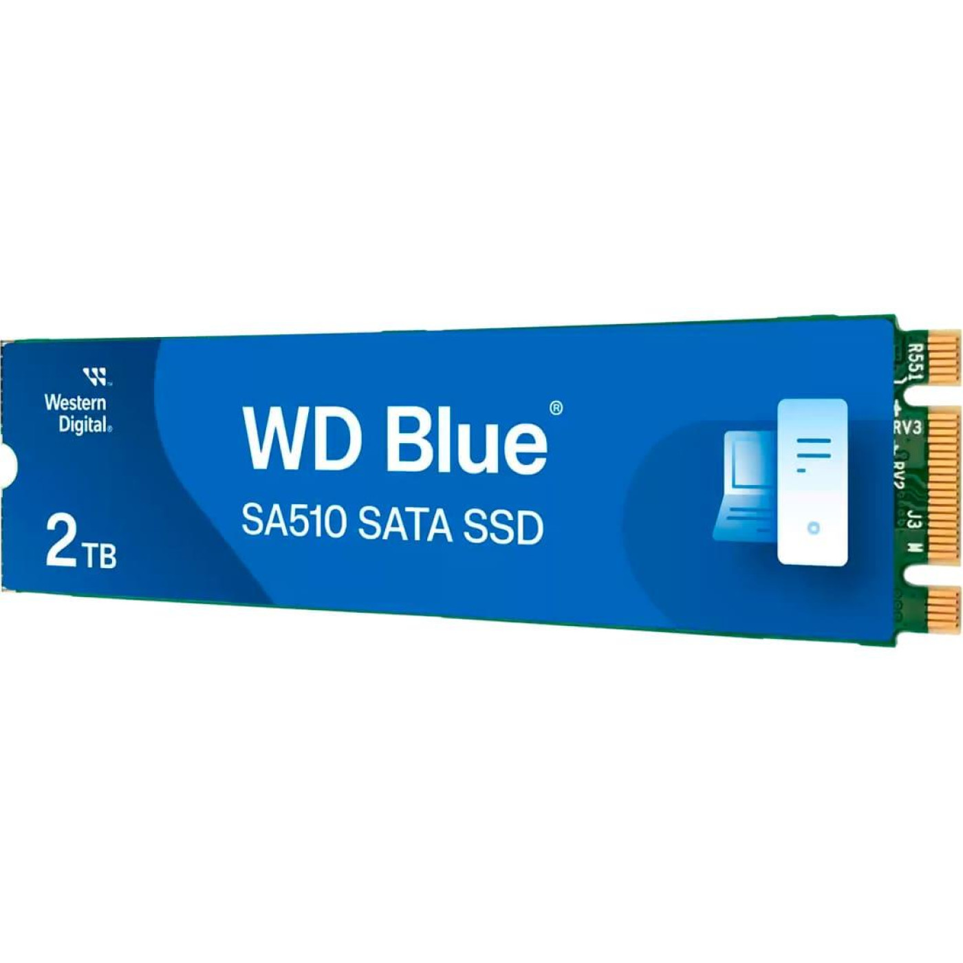 Накопичувач SSD Western Digital M.2 Sata 2TB Blue SA510 SATA III (WDS200T3B0B)