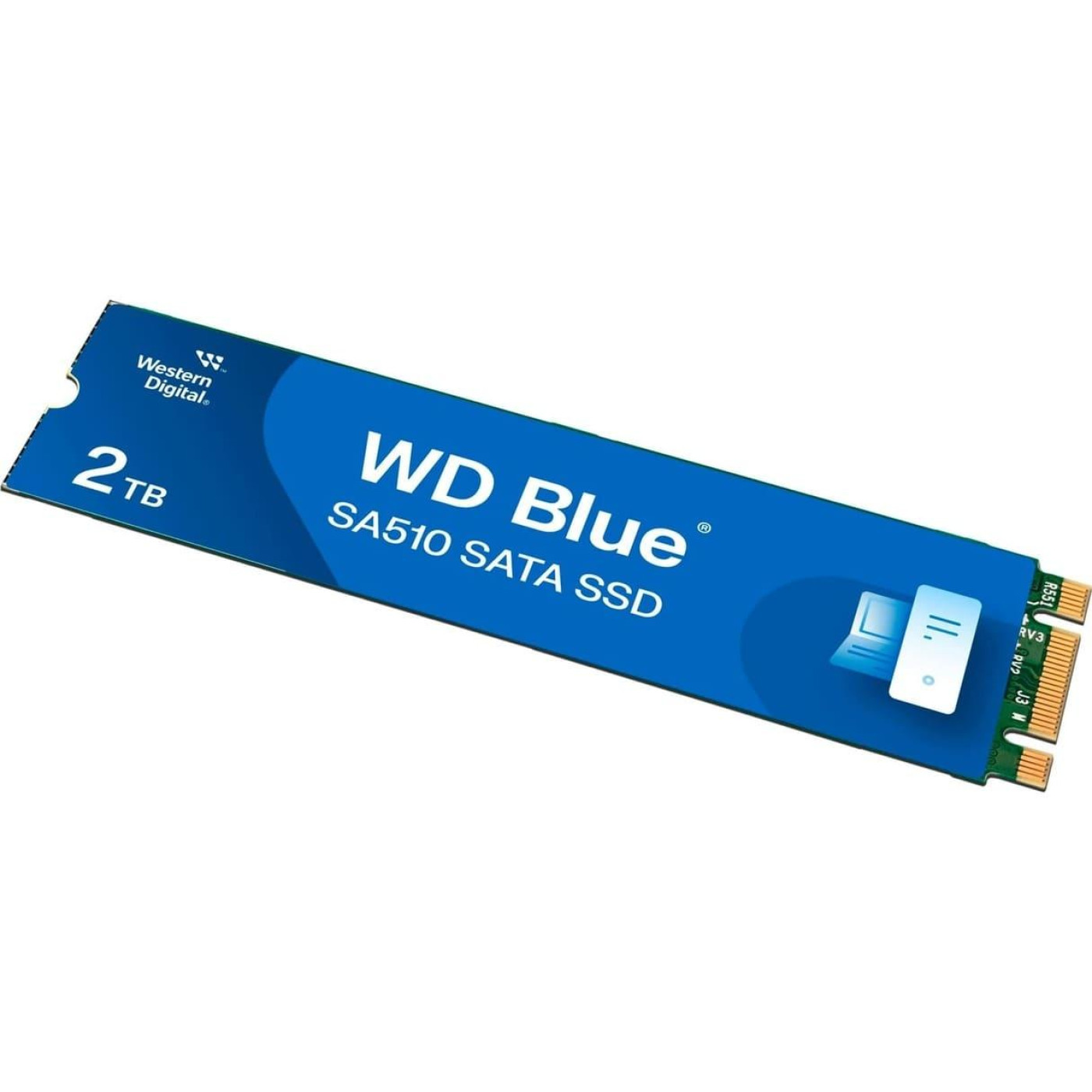 Накопичувач SSD Western Digital M.2 Sata 2TB Blue SA510 SATA III (WDS200T3B0B)