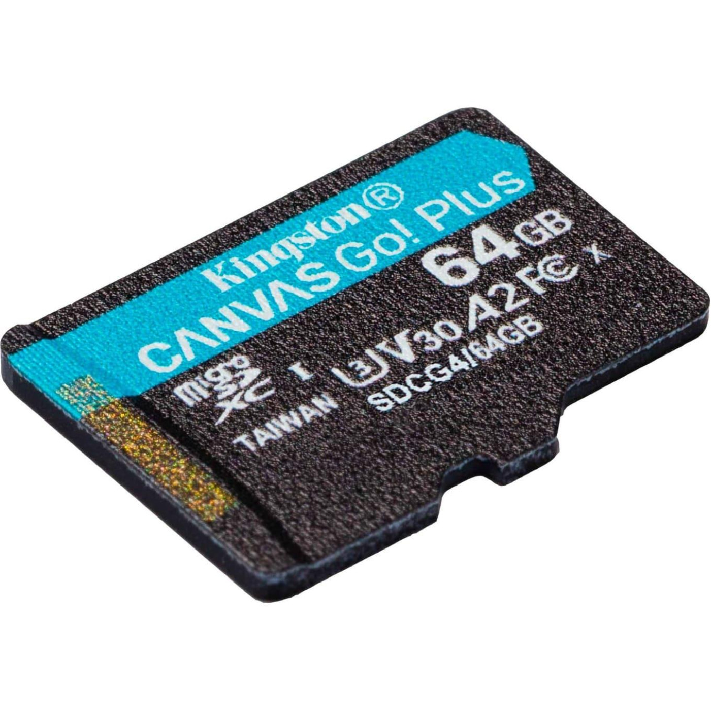 Карта памяти Kingston microSD 64GB C10 UHS-I U3 A2 V30 R200MB/s (SDCG4/64GBSP)