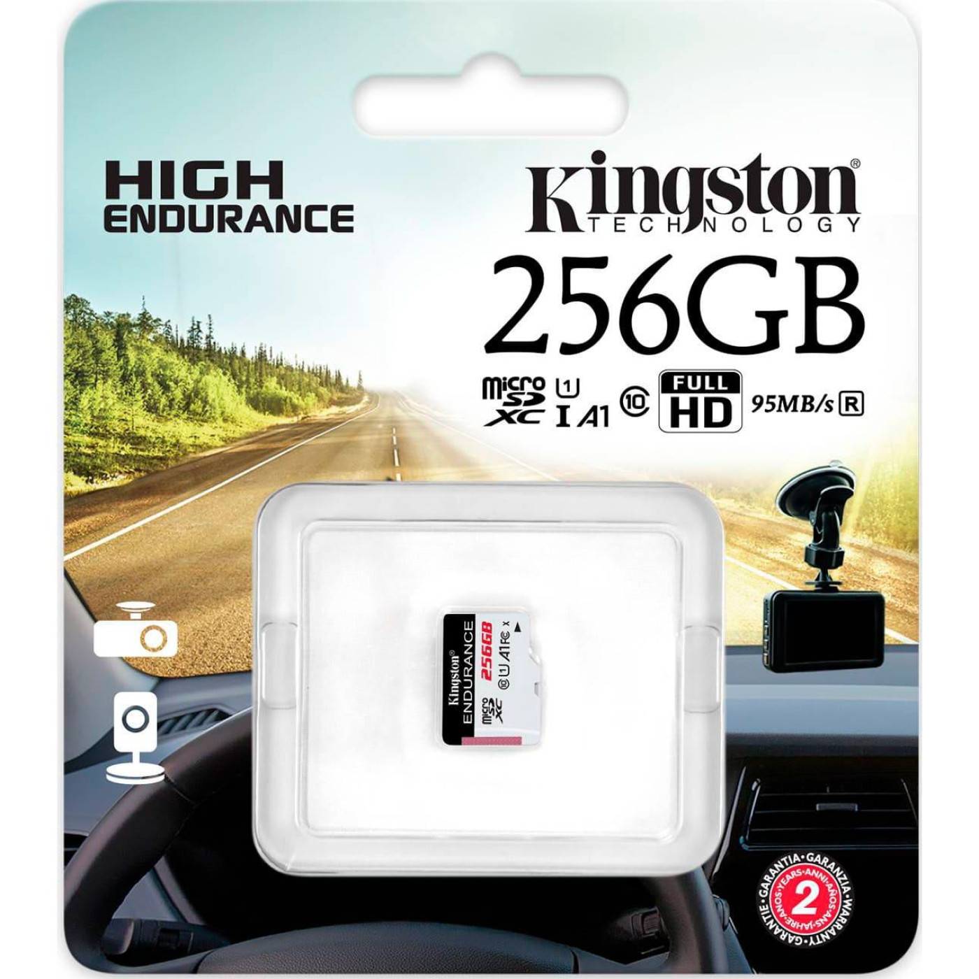 карта пам'яті 256GB microSDHC Endurance 95R/45W C1 0 A1 UHS-I Card Only SDCE/256GB