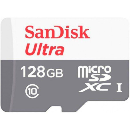 Карта пам'яті Sandisk i 128GB microSDXC C10 UHS-I R100MB/s Ultra + SD (SDSQUNR-128G-GN3MA)