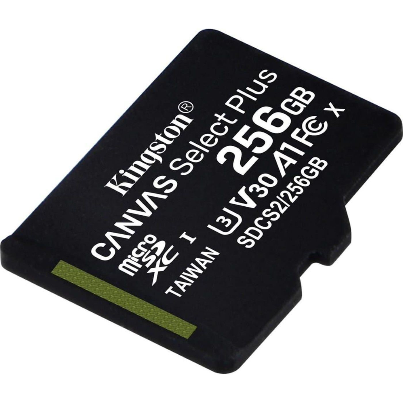 Карта пам'яті Kingston 256GB microSDXC C10 UHS-I R100/W85MB/s Canvas Select Plus (SDCS2/256GBSP)