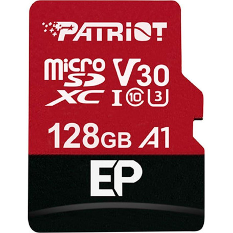 Карта пам'яті Patriot 128GB microSDXC EP A1 + SD-adapter (PEF128GEP31MCX)