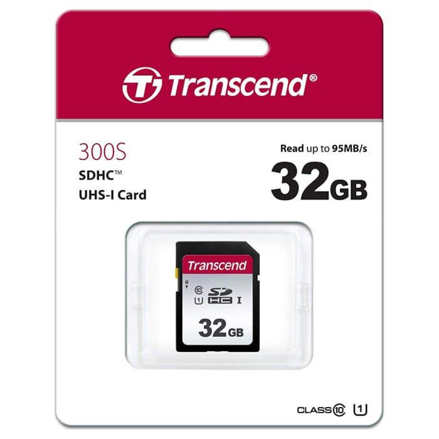 Карта памяти Transcend 32GB SDHC UHS-I Class 10 300S (TS32GSDC300S)