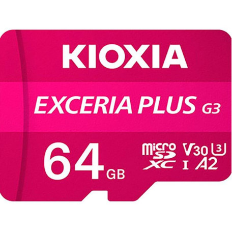 Карта памяти Kioxia EXCERIA PLUS G2 SDXC 64GB U3 V30 (LMPL3M064GG2)