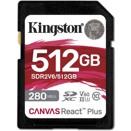 Карта памяти Kingston SD 512GB C10 (SDR2V6/512GB)