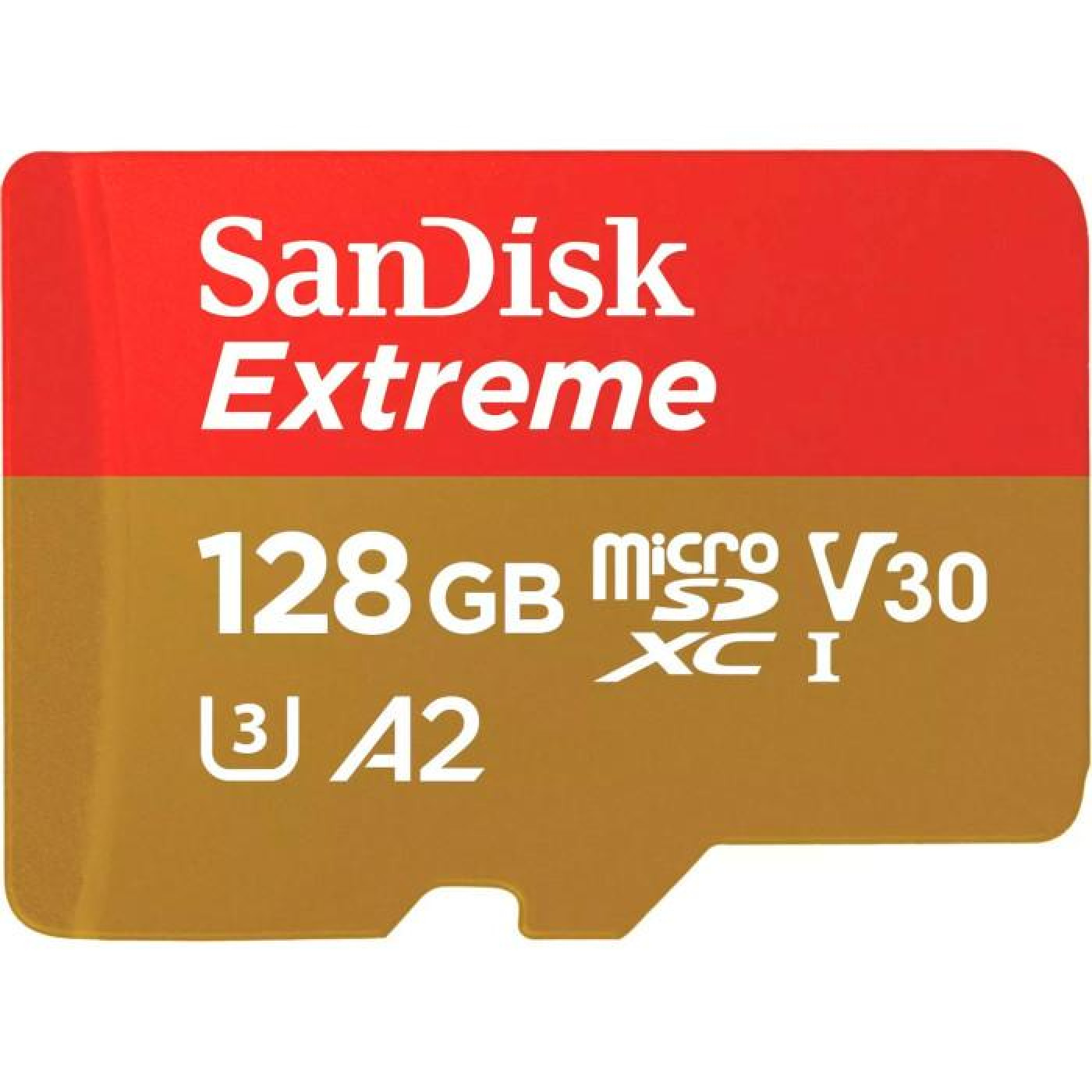 Карта пам'яті Sandisk 128GB microSDXC Extreme for Action Cams and Drones + SD Adapter + 1 year Rescue (SDSQXAA-128G-GN6AA)
