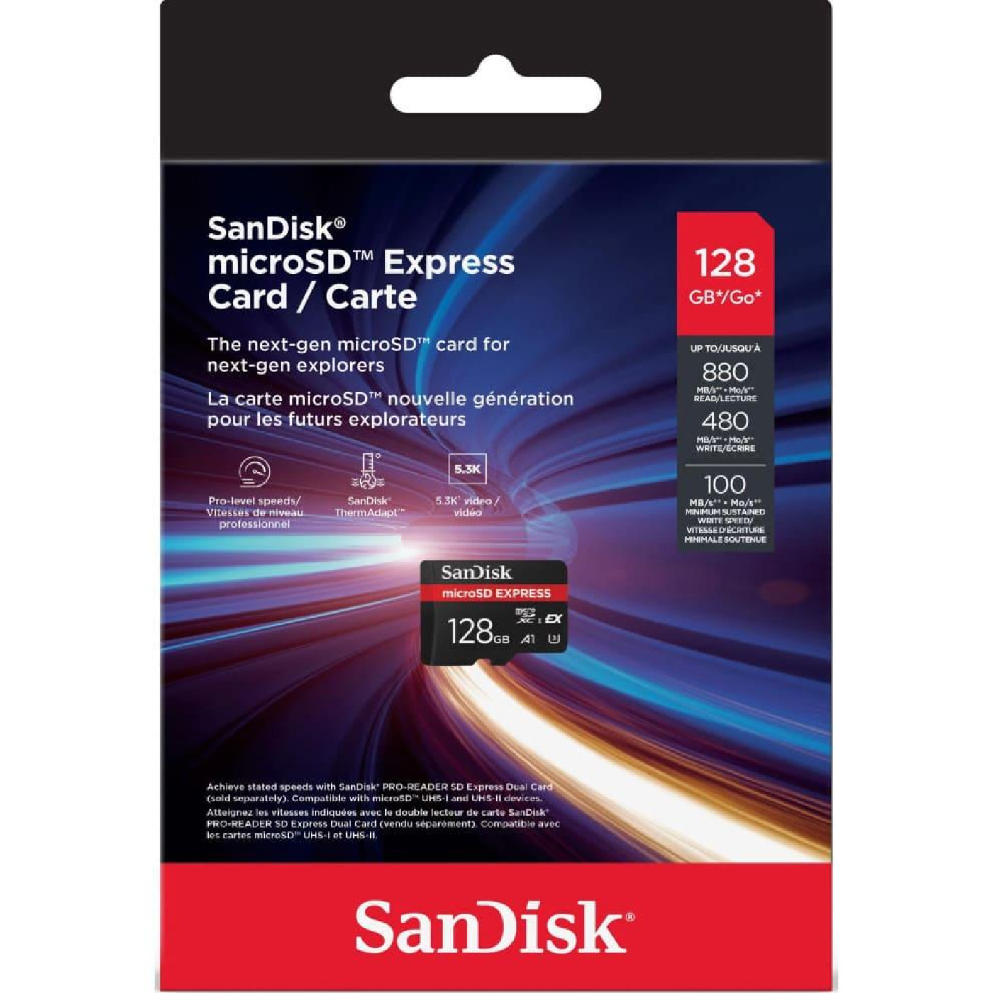 Карта пам’яти MICRO SDXC 128GB UHS-I SDSQXFN-128G-GN4NN SANDISK