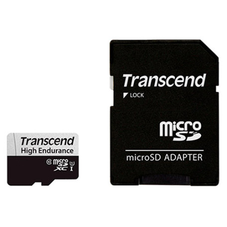 Карта памяти Transcend 64GB microSDXC C10 UHS-I U1 High Endurance (85TB) (TS64GUSD350V)