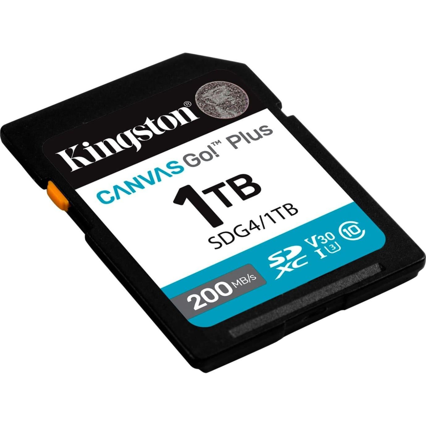 Карта пам'яті SDXC (UHS-1 U3) Kingston Canvas Go! Plus 1Tb class 10 A2 V30 (R200MB/s, W160MB/s)