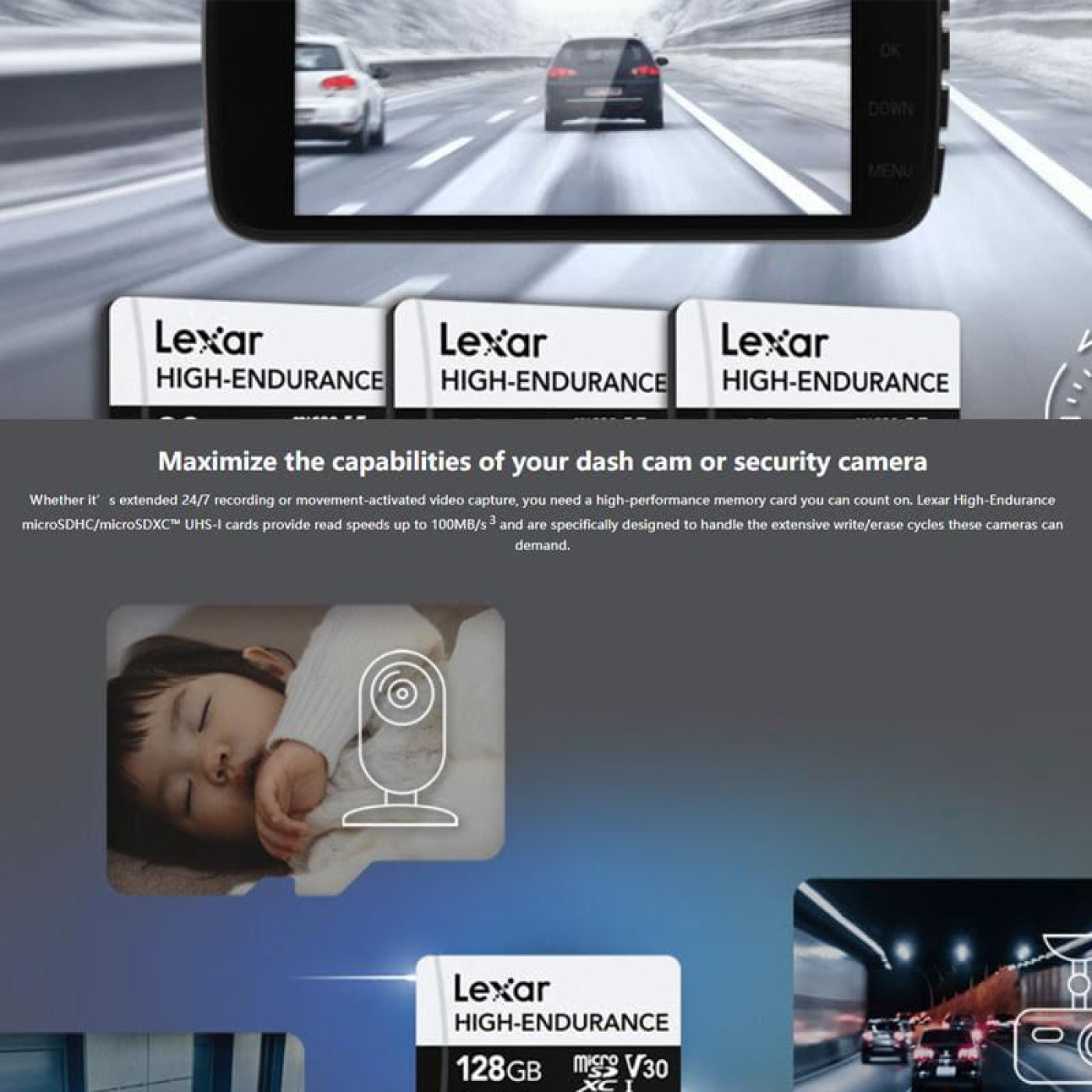 Карта пам’яті MICRO SDXC 64GB UHS-I LMSHGED064G-BCNNG LEXAR