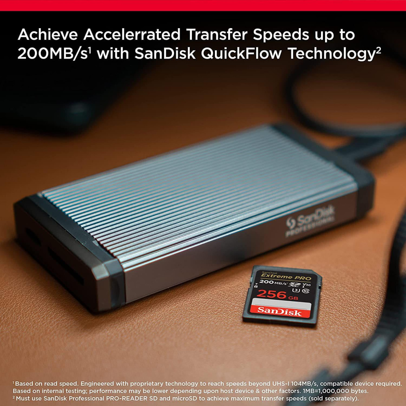 Карта пам'яті Sandisk 256GB SD C10 UHS-I U3 R200/W140MB/s Extreme Pro V30 (SDSDXXD-256G-GN4IN)