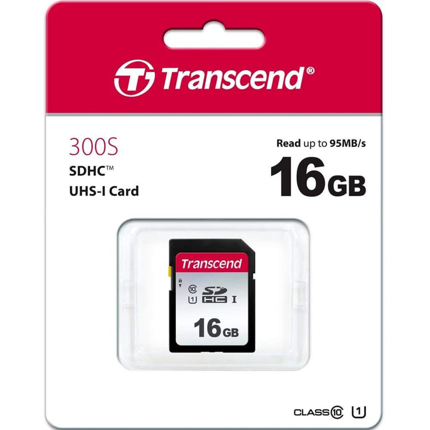 Карта пам'яті Transcend 16GB SDHC UHS-I Class 10 300S (TS16GSDC300S)