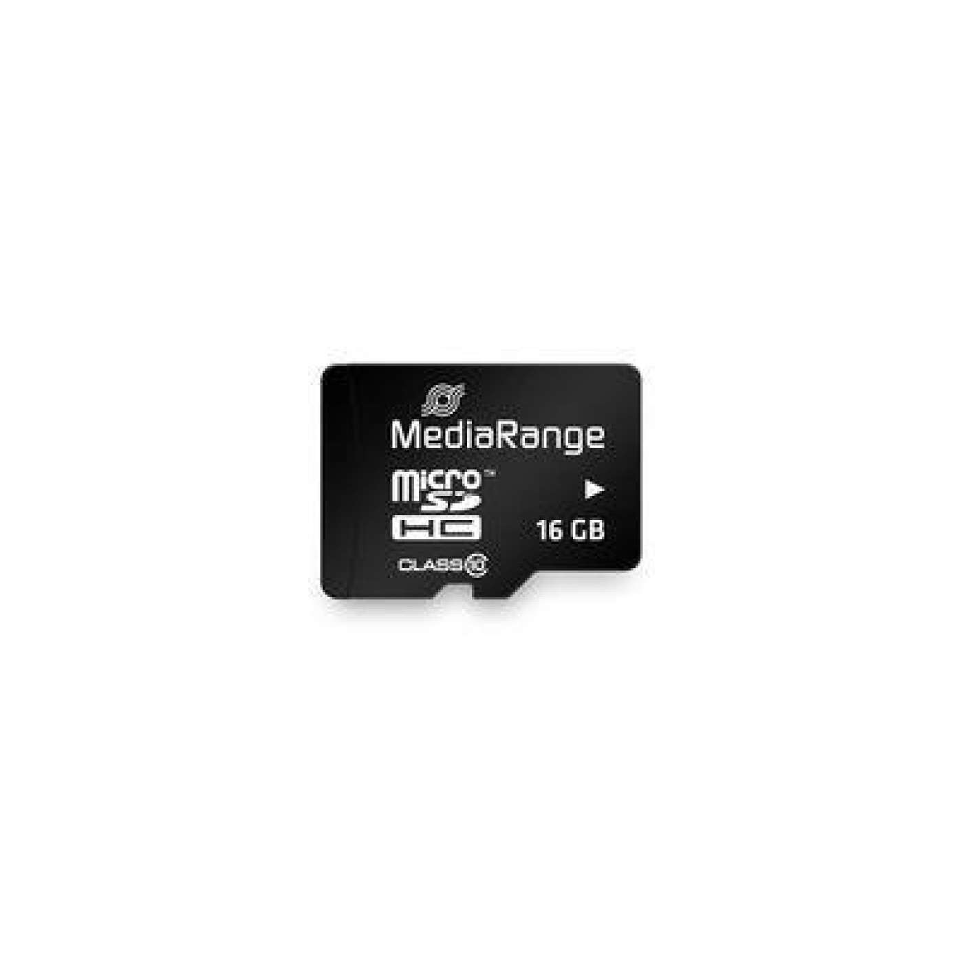 Карта пам'яті MediaRange 16GB microSDHC memory card, Class 10, with SD adapter (MR958)