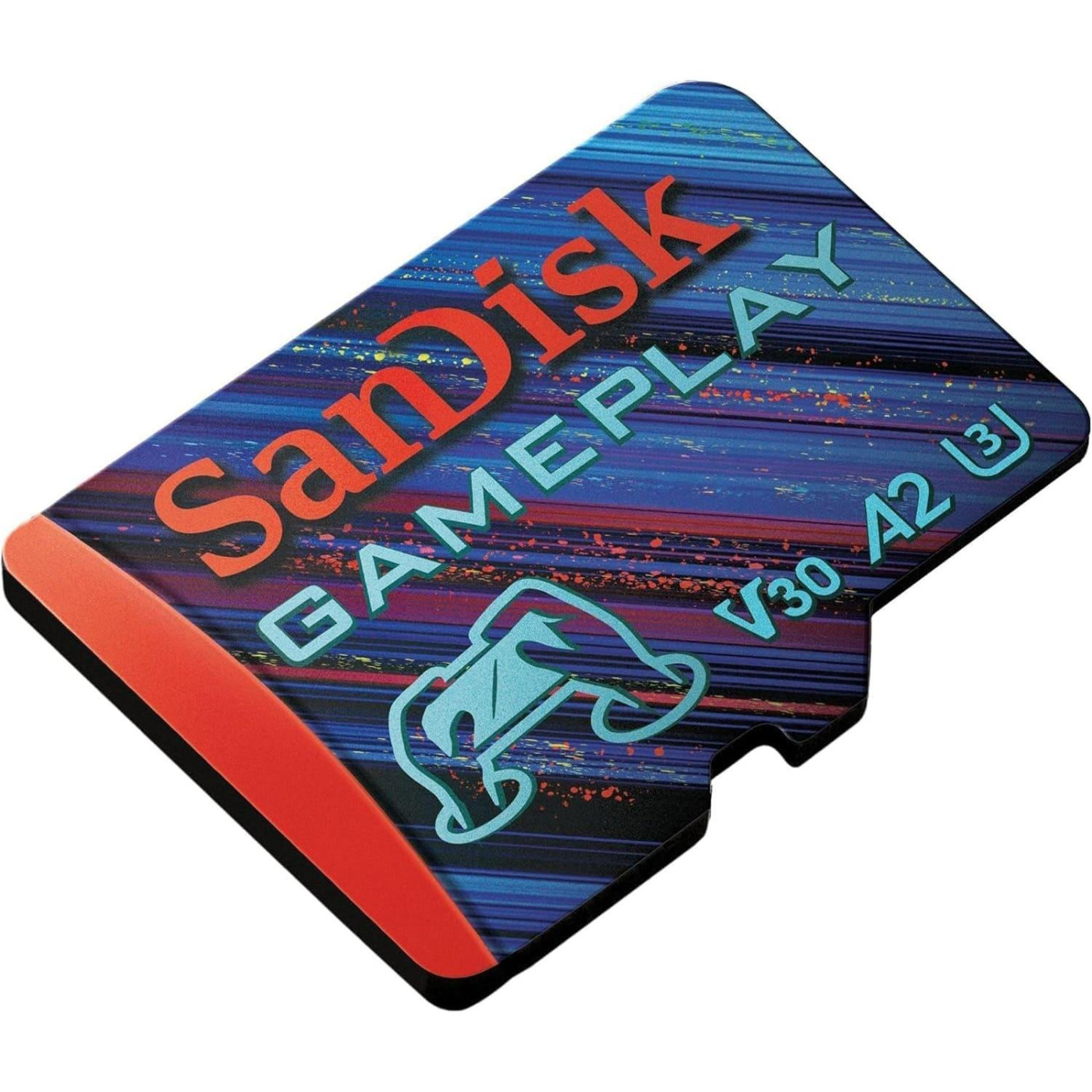 Карта пам'яті Sandisk 128GB microSD class 10 UHS-I U3 V30 A2 GamePlay (SDSQXAA-128G-GN6XN)