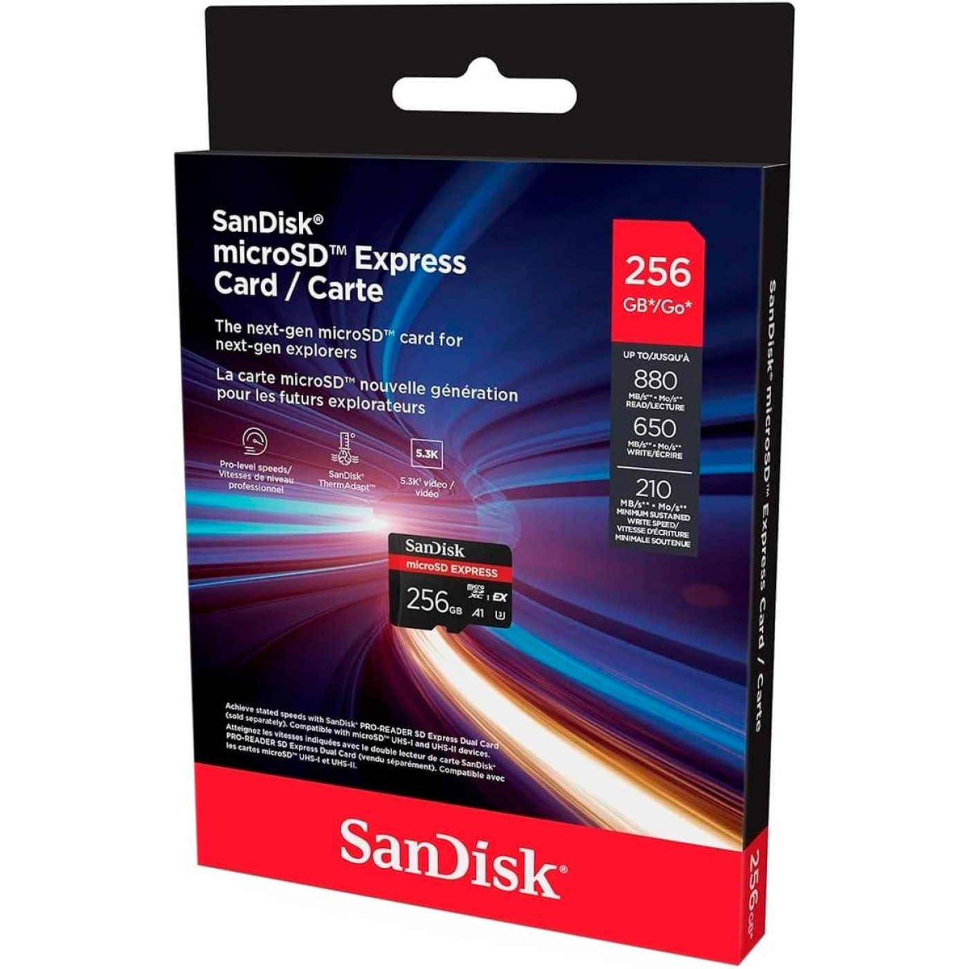 Карта пам'яті Sandisk 256GB microSDXC class 10 UHS-I U3 A1 Express (SDSQXFN-256G-GN4NN)