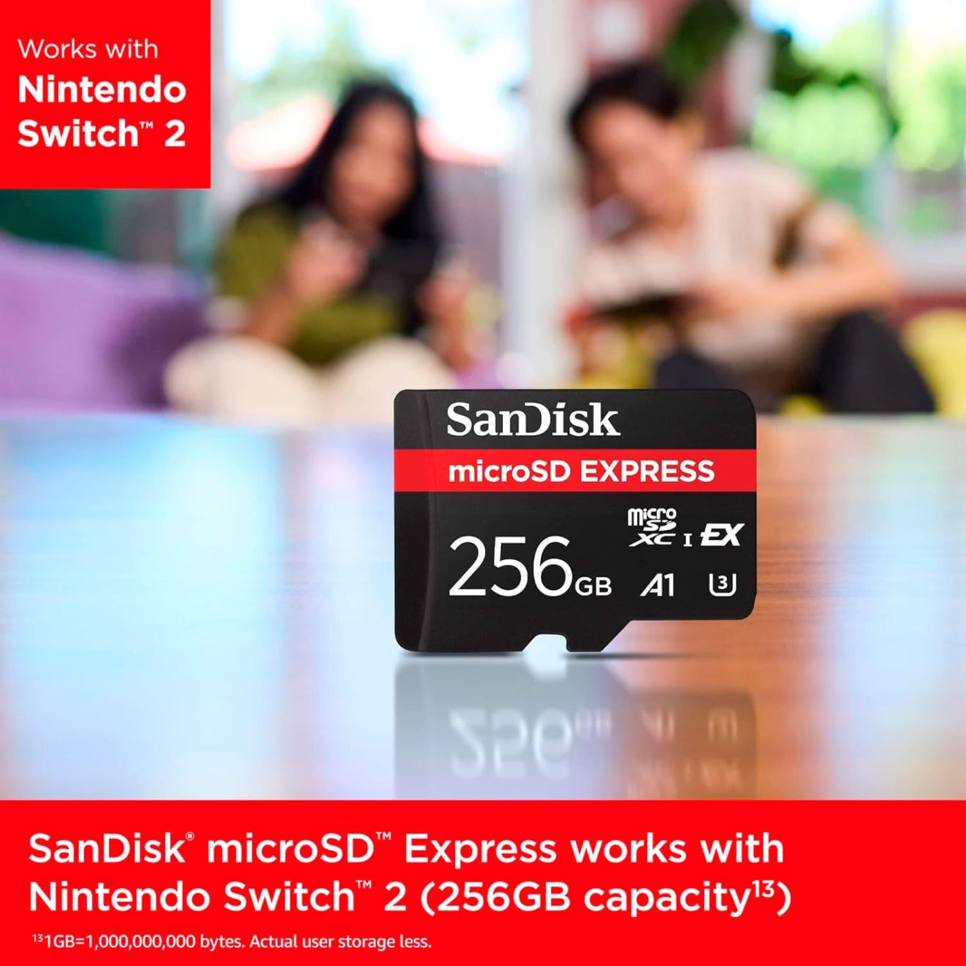 Карта пам'яті Sandisk 256GB microSDXC class 10 UHS-I U3 A1 Express (SDSQXFN-256G-GN4NN)