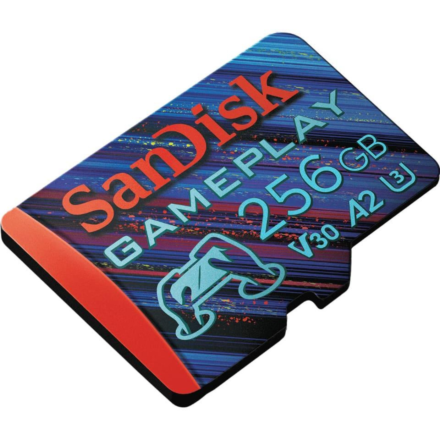 Карта памяти Sandisk 256GB microSDXC class 10 UHS-I U3 V30 A2 GamePlay (SDSQXAV-256G-GN6XN)