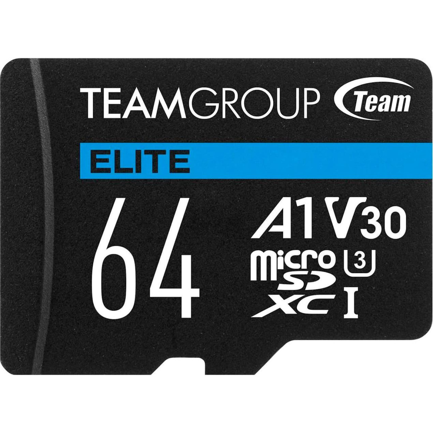 Карта памяти Team MicroSDXC 64GB UHS-I/U3 Class 10 Elite (TEAUSDX64GIV30A103)