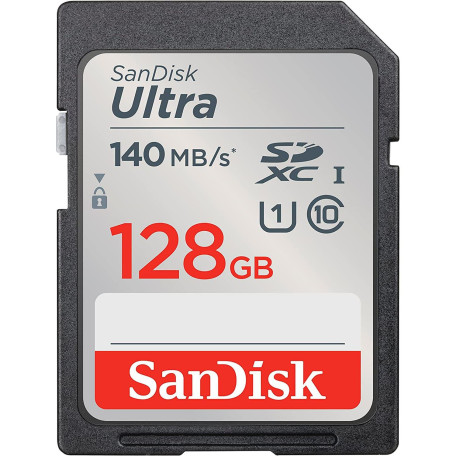 Карта пам'яті Sandisk 128GB SD C10 UHS-I R140MB/s Ultra (SDSDUNB-128G-GN6IN)