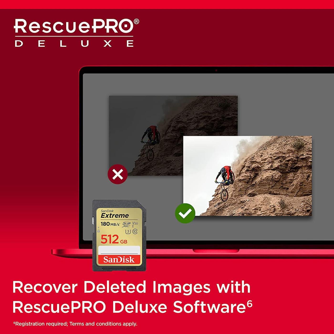Карта памяти Sandisk 512GB SD class 10 UHS-I U3 V30 Extreme (SDSDXVV-512G-GNCIN)