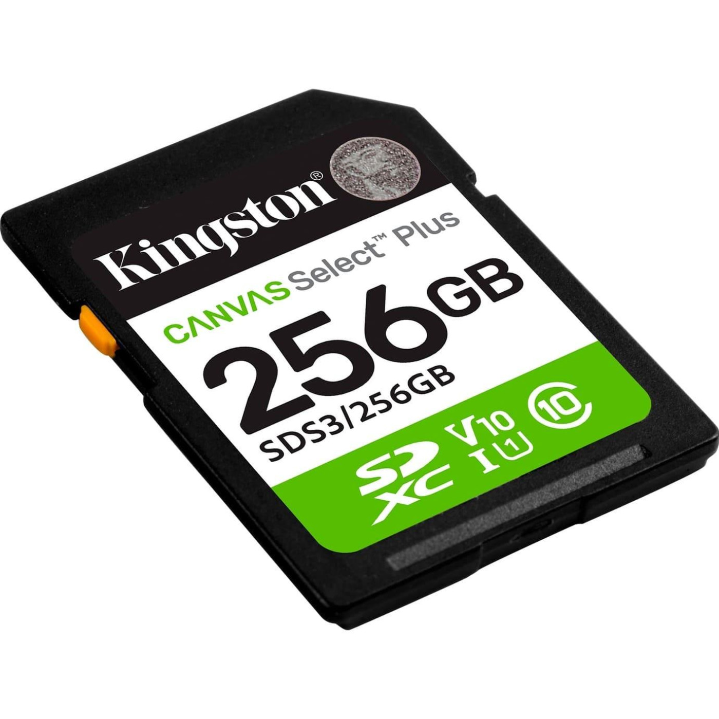 Карта пам'яті Kingston 256GB SDXC Canvas Select Plus Gen3 1 50MB/s C10 UHS-I U1 V10 SDS3/256GB (SDS3/256GB)