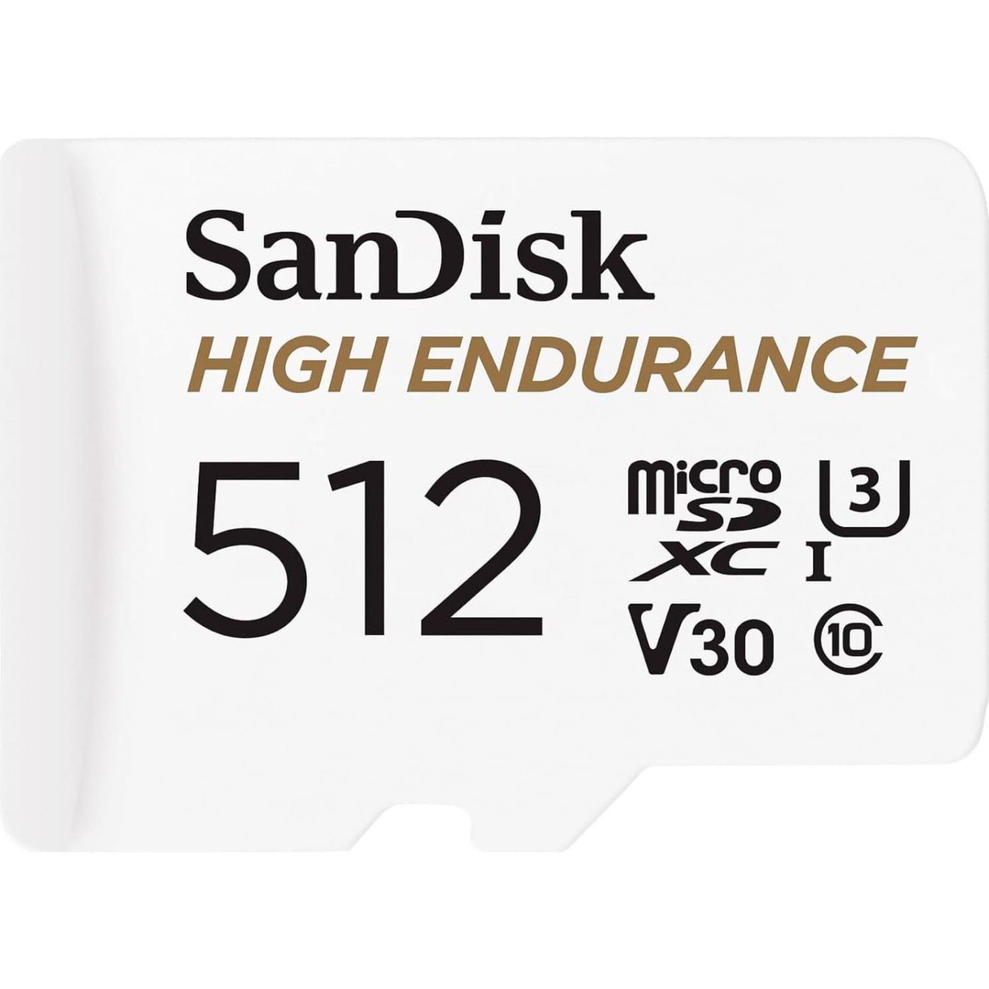 Карта памяти Sandisk 512Gb microSDXC (UHS-1 U3) High Endurance class 10 (SDSQQNR-512G-GN6IA)