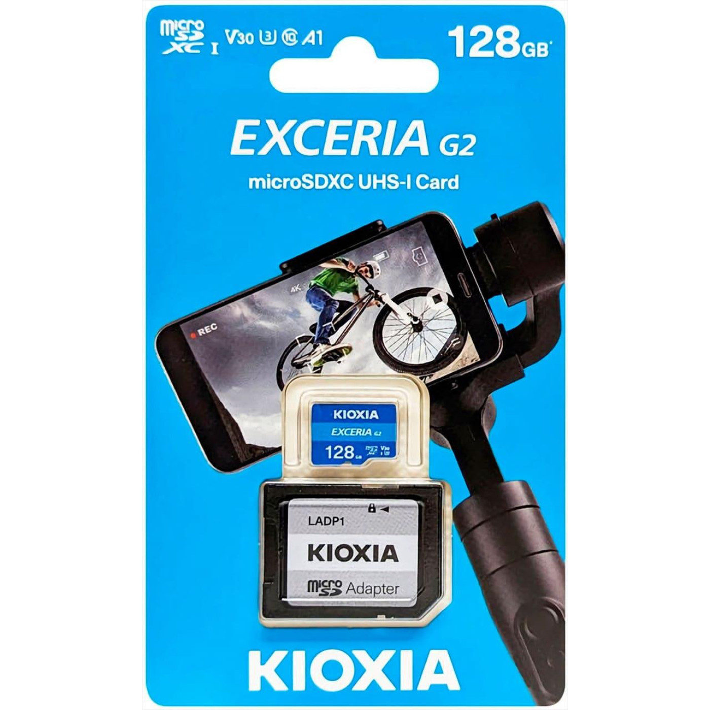 Карта пам’яти MICRO SDXC 128GB UHS-I LMEX2L128GG2 KIOXIA