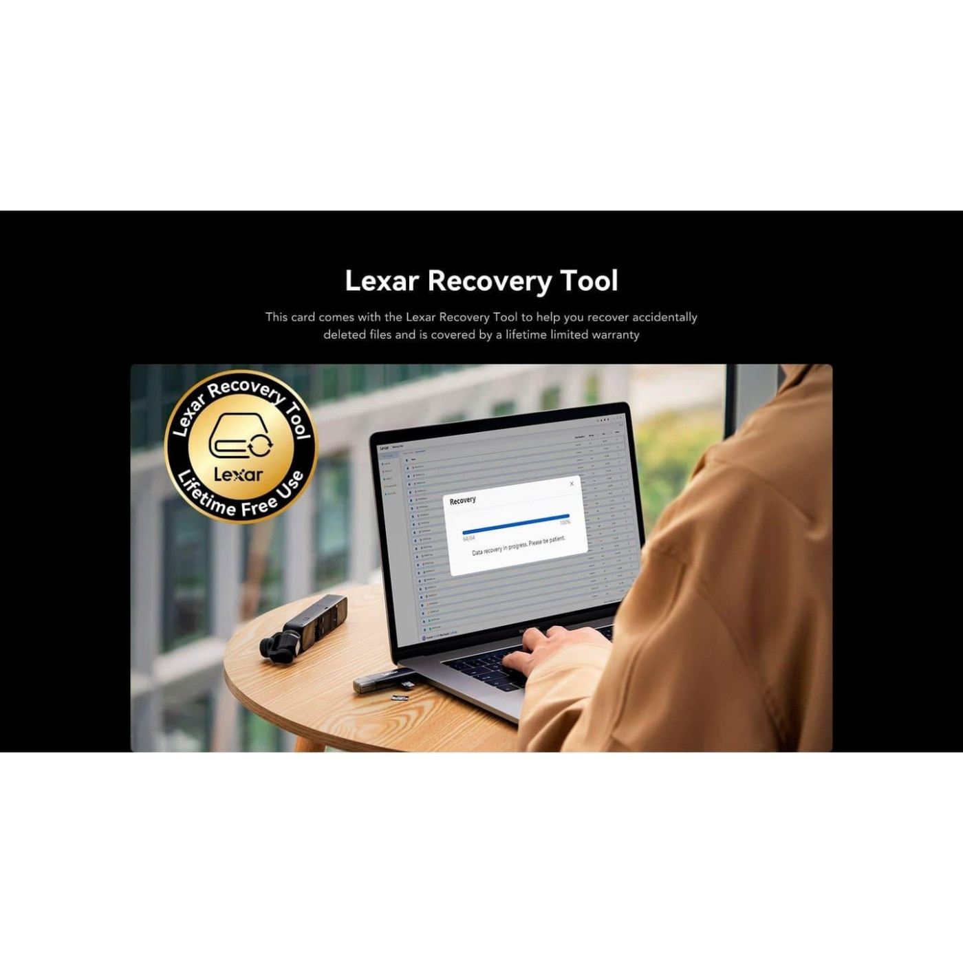 Карта пам’яти MICRO SDXC 512GB UHS-I LMSSIPL512G-BNANG LEXAR