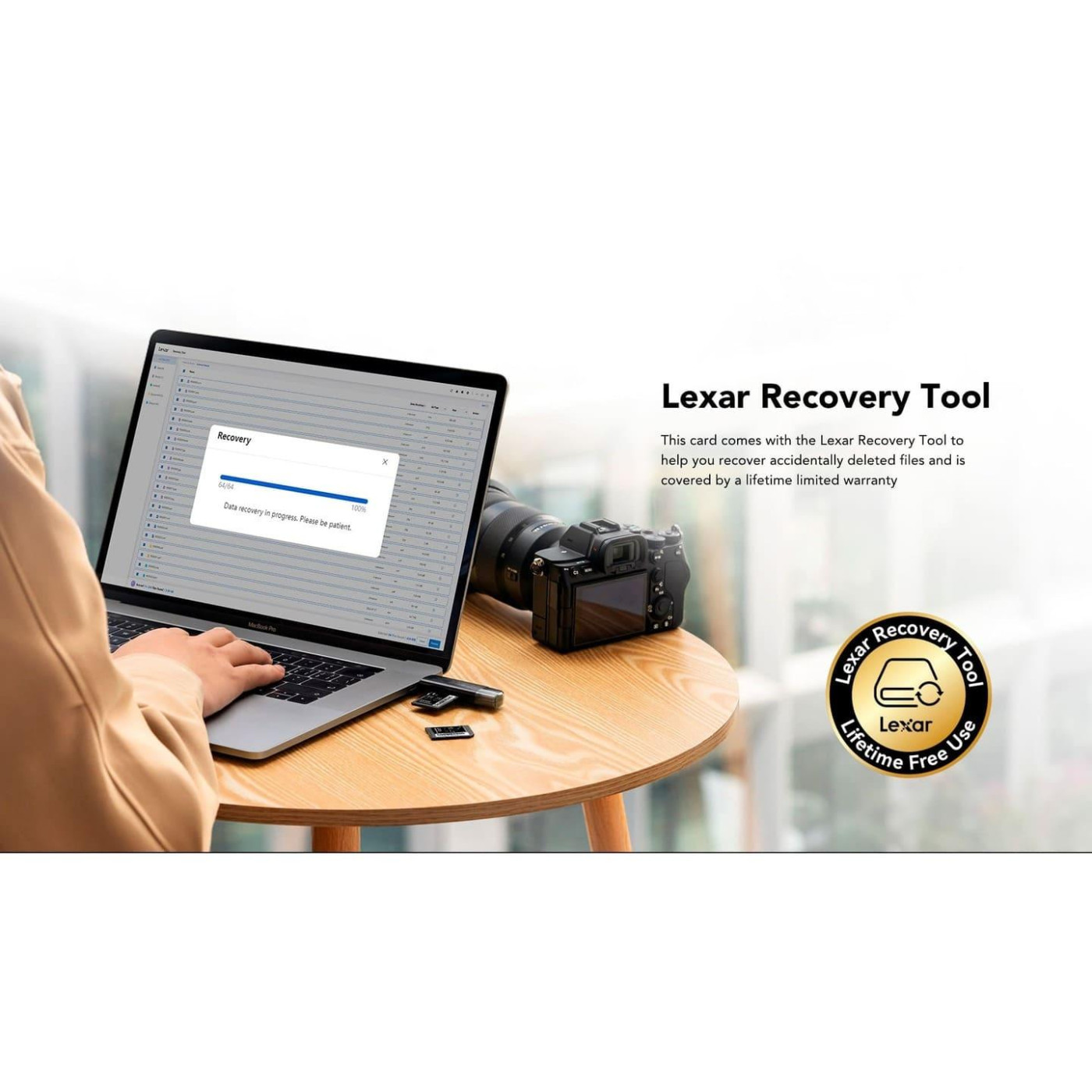 Карта пам’яти SDXC 64GB UHS-I LSDSIPL064G-BNNNG LEXAR