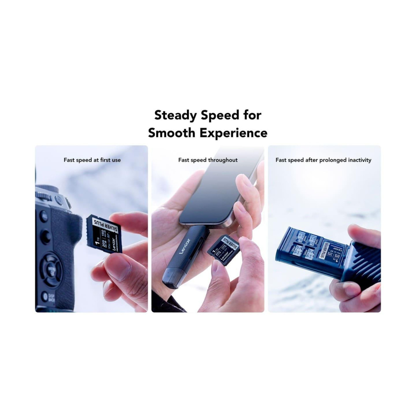 Карта пам’яти SDXC 64GB UHS-I LSDSIPL064G-BNNNG LEXAR