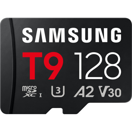 Карта пам'яті Samsung MICRO SDXC T9 128GB, U3, V30, A2 до 200 Мб/с (MB-MH128T/WW)